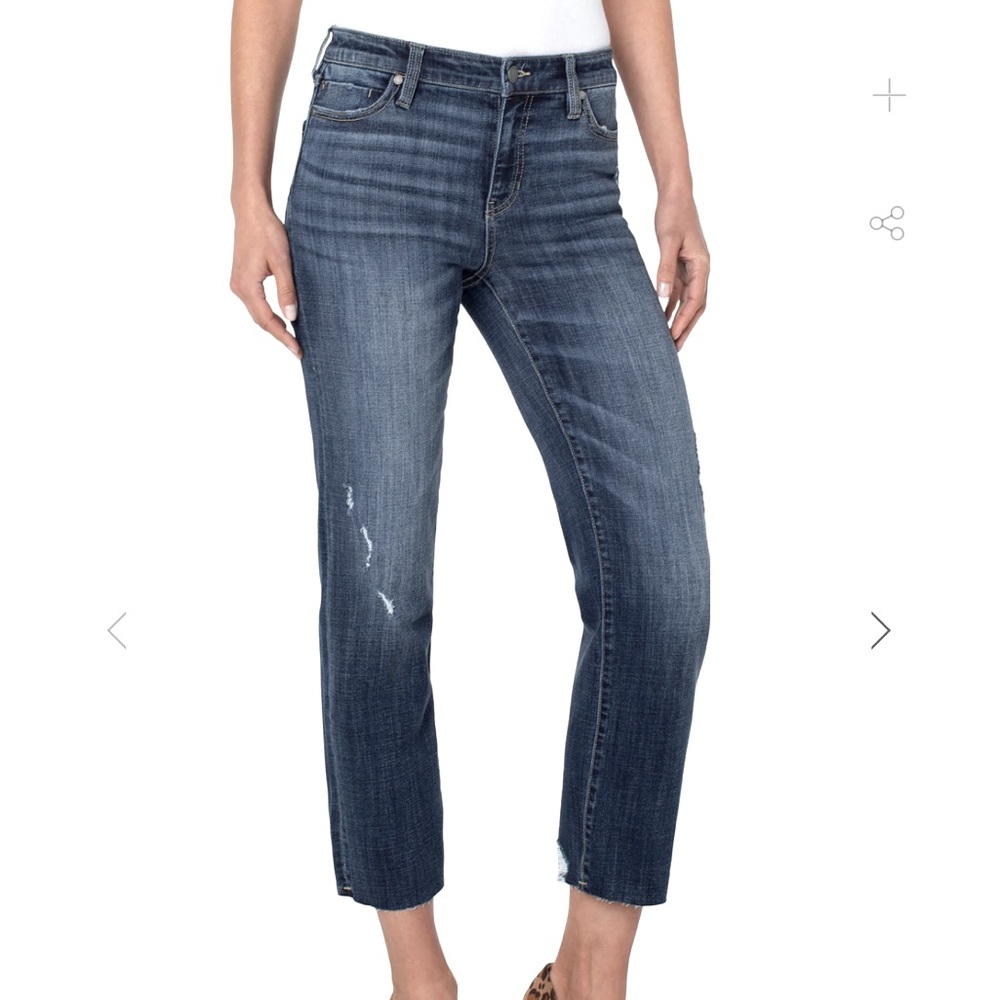 Liverpool Straight Leg Jeans, slightly cropped